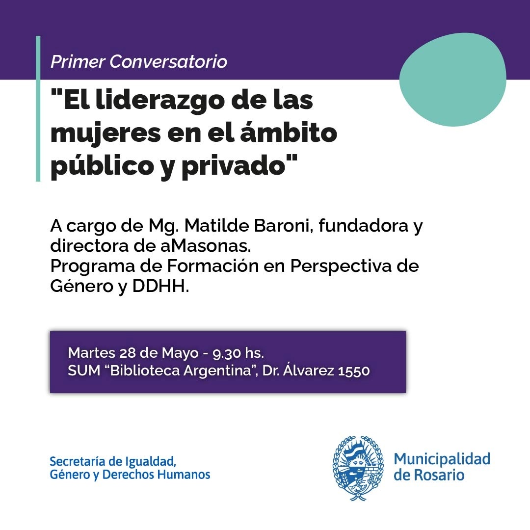 Primer Conversatorio: El liderazgo de las Mujeres en el ámbito público y privado